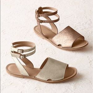 GARNET HILL Delfina Ankle Strap Sandals sz 6 eu 36